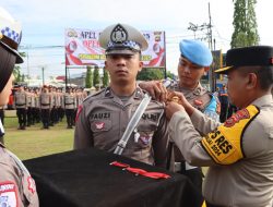 Polres Bungo Gelar Apel Pasukan Operasi Lilin Pengamanan Nataru 2024