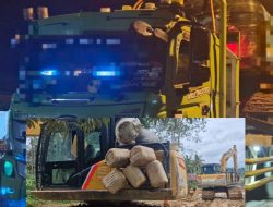 Bos Tambang Emas Excavator di Sungai Telang Mulai Angkat Kaki