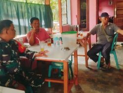 Musim Hujan, Sertu Heri Ajak Warga Bersihkan Lingkungan Cegah Demam Berdarah