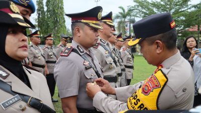 Kapolres Bungo Pimpin Sertijab Pejabat Utama Hingga Kapolsek