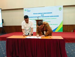 BPJS Ketenagakerjaan dan Pemkab Bungo Tandatangani PKS Lindungi Tenaga Kontrak Daerah