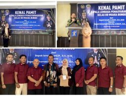 Lapas Kelas IIB Muara Bungo Gelar Kenal Pamit Kalapas