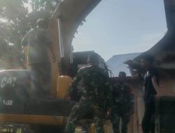 Satgas TMMD Kodim 0416 Bute, Bantu Pengisian BBM Alat Berat Sebelum Bekerja