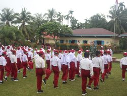 Bangun Karakter Anak, Satgas TMMD Latih Siswa SD PBB