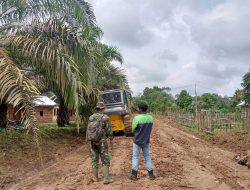 Permudah Akses Warga, Satgas TMMD Kebut Pembukaan Jalan Baru