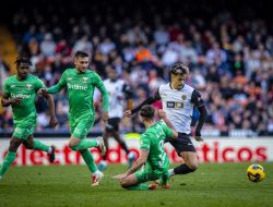 Valencia CF Kalahkan CD Leganés 2-0 di Mestalla