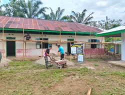 Indahnya Kebersamaan Warga dan Satgas TMMD Tuntaskan Sasaran Fisik