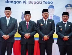 Wagub Jambi, H Abdulah Sani Hadiri Sertijab Bupati dan Wakil Bupati Tebo