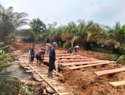Sesuai Target, Satgas TMMD Kebut Pembuatan Jembatan