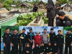 Pagar Nusa Tebo Gelar Aksi Sosial Bersihkan Makam, Sungai dan Santuni Anak Yatim