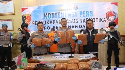 Polres Tanah Datar Ungkap Kasus Penyalahgunaan Narkoba