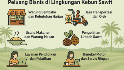 Peluang Bisnis di Lingkungan Kebun Sawit, Usaha Menguntungkan di Wilayah Perkebunan