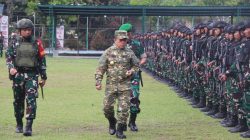 Gubernur Al Haris Pimpin Upacara Pelepasan 480 SATGAS Papua Batalyon 142/Ksatria Jaya