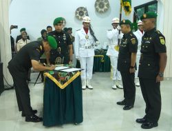 Brigjen TNI Heri Purwanto Pimpin Sertijab Kasi Intel Kasrem 042/Gapu