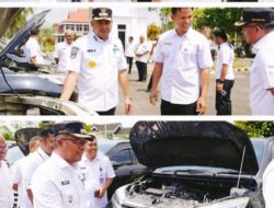 Bupati Tebo Gelar Apel Kendaraan Dinas Roda Empat