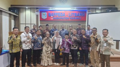 Bupati dan Wakil Bupati Kerinci Hadiri Paparan RPJMD oleh Bappenas RI