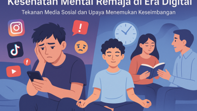 Kesehatan Mental Remaja di Era Digital: Tantangan dan Solusi”
