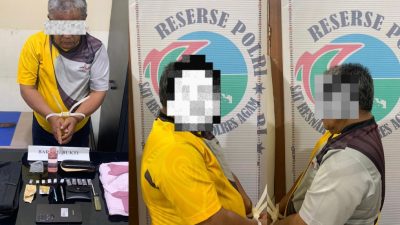 Polres Agam Ringkus Tersangka Narkoba dan 11 Paket Sabu Siap Edar
