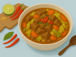 Tongseng Daging Sapi Pedas Manis yang Menggugah Selera