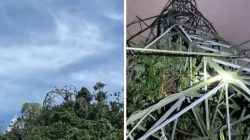 Tiang SUTT Roboh Diterjang Cuaca Ekstrem, Listrik Padam di Kerinci dan Sungai Penuh