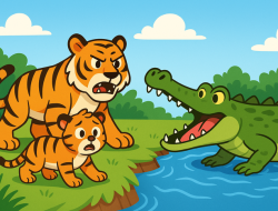 Dongeng Anak: Riko Si Harimau Kecil yang Belajar Taat pada Orang Tua