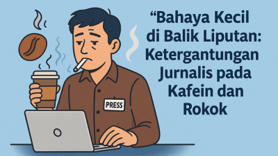 Bahaya Kecil di Balik Liputan: Ketergantungan Jurnalis pada Kafein dan Rokok