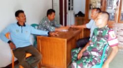 Cegah Karhutla di Musim Kemarau, Babinsa Suraji Koordinasi dengan Pemdes