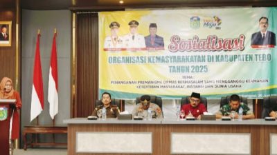 Kesbangpol Tebo Ajak Ormas Berperan Aktif Wujudkan Daerah Aman dan Sejahtera
