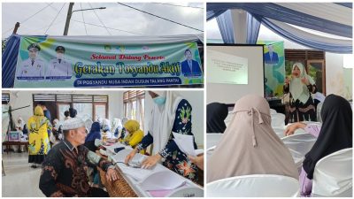Dinas Kesehatan Bungo Gelar Gerakan Posyandu Aktif di Dusun Talang Pantai
