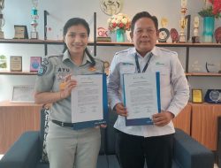 Jasa Raharja Jambi Teken Komitmen Bersama PT Pegadaian Tingkatkan Kepatuhan Pembayaran PKB dan SWDKLLJ