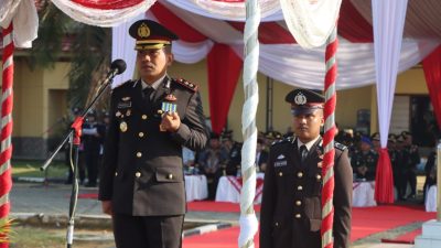 Upacara HUT Bhayangkara, AKBP Natalena: Polri Siap Melayani Rakyat Sepenuh Hati