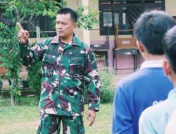 Babinsa Syaipul Sukseskan MPLS, Tanamkan Disiplin Siswa di SMK 6 Sapta Mulia