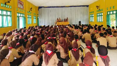 Saka Bhayangkara Ranting Polsek Rimbo Bujang, Gelar Sosialisasi di SMAN 2 Tebo