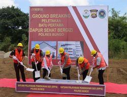 Kapolda Jambi Lakukan Peletakan Batu Pertama Dapur Sehat Bergizi SPPG Polres Bungo