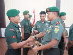 13 Prajurit Kodim 0416/Bute Dilepas Menuju Batalyon Teritorial Pembangunan