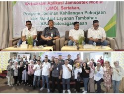 BPJS Ketenagakerjaan Sosialisasi Aplikasi JMO, Program MLT dan Sertakan Bagi Perusahaan di Sungai Penuh