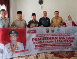 Wakil Bupati Kerinci Murison Ajak Warga Manfaatkan Program Pemutihan Pajak Kendaraan