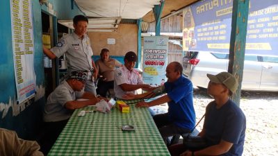 Jasa Raharja Muara Bungo Gelar Pemeriksaan Kesehatan Gratis untuk Pengemudi / awak  Bus dan Masyarakat