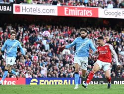 Martinelli Jadi Pahlawan, Arsenal Gagalkan Kemenangan Manchester City di Emirates