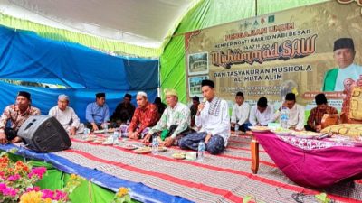 Pengajian Akbar dan Maulid Nabi Muhammad SAW, Tabir Timur Dipadati Jamaah