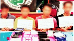 Jadi Bandar Narkoba, Empat Pria di Rimbo Bujang Ditangkap Polisi