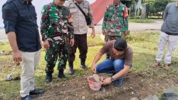 Kapten Syaiful Hadiri Peletakan Batu Pertama Pembangunan Kantor Kopdes Merah Putih