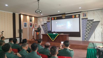 Beri Arahan Kepada Prajurit, Ini Pesan Dandim 0416 Bute