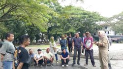 Revitalisasi Kota Bungo, Dinas Perkim Bersama Tim Terpadu Beri Arahan Pada Pedagang di Trotoar Jalan