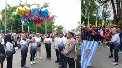 Bupati Buka Street Parade Drumband Semarak HUT Bungo ke 60