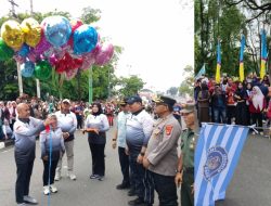 Bupati Buka Street Parade Drumband Semarak HUT Bungo ke 60