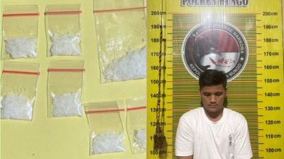 Jual Narkoba di Koto Jayo, Pria 23 Tahun Ditangkap Polisi