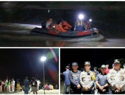 Upaya Pencarian Bocah Tenggelam Di Sungai Batang Tebo, Warga Lakukan Penyelaman