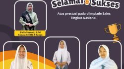 Siswa SMKN 8 Bungo Raih Medali Olimpiade Sains Tingkat Nasional