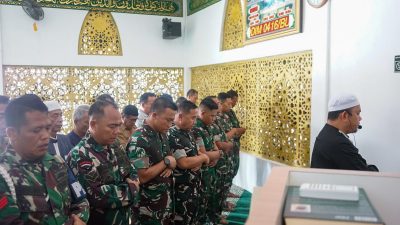 Kodim 0416 Bute Gelar Sholat Ghaib dan Salurkan Bantuan Bencana Alam